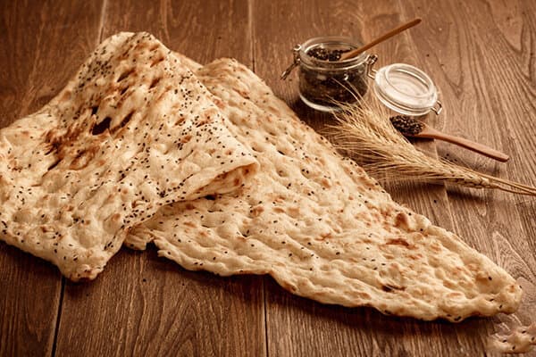 نان سنگک سبوس‌دار