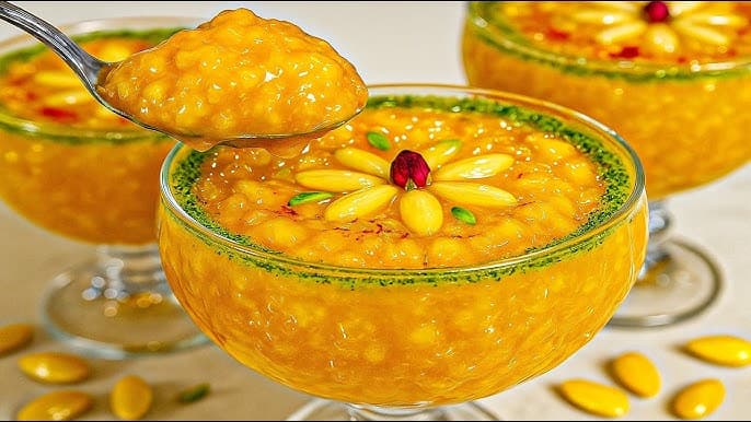 شله‌زرد زعفرانی